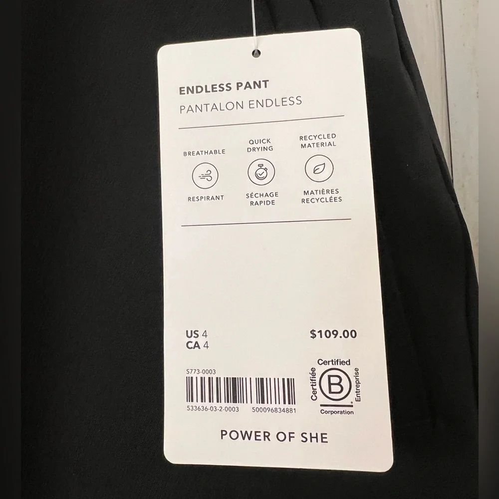 Athleta Black Slim Tailored High-Waist Pants